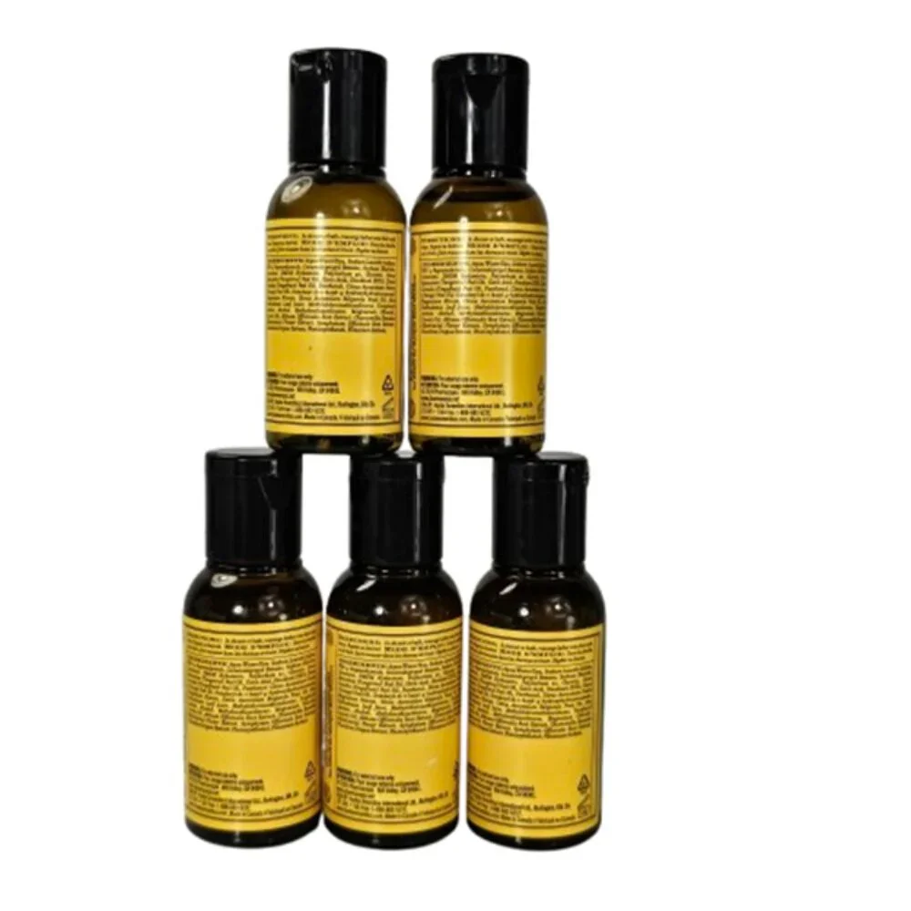 Set of 5 Pharmacopia Citrus Shampoo Vera Aromatherapy 0.75 Fl Oz Travel Bottle